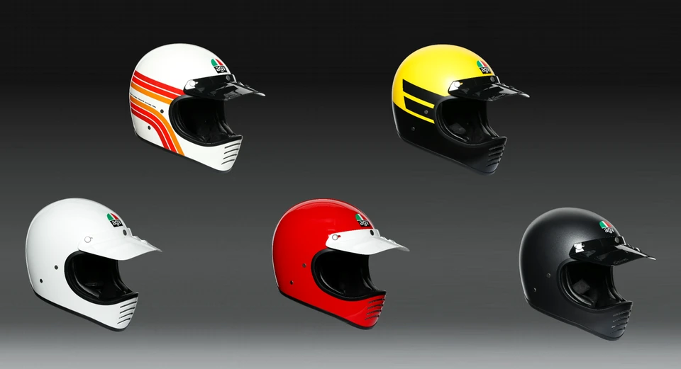 Diseños de los cascos AGV X101